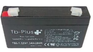 BATERIA TB PLUS AGM 6V-1.3Ah REF. TB6-1.3